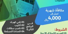 اعلان وظيفي | برنامج التدريب منتهي بالتوظيف